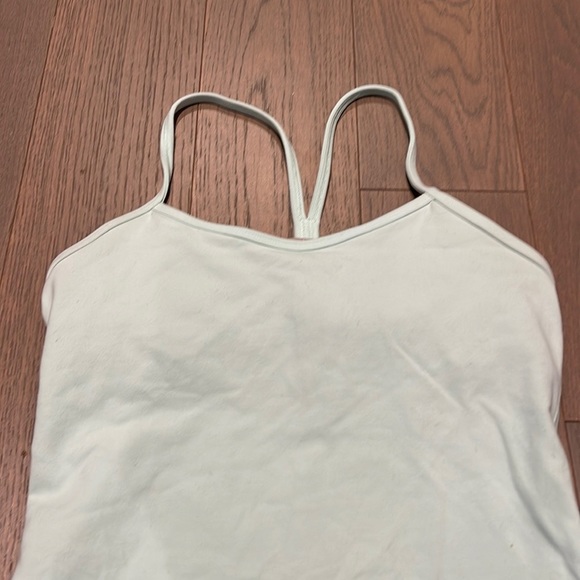 Lululemon Size 6 Power Y Tank *Everlux | Island Mist Tank Top - Picture 4 of 11